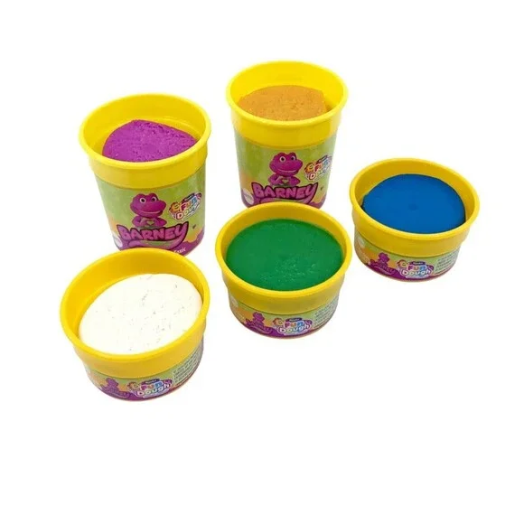 Barney The Dinosaur Fun Dough On the Go Molding Set - Picture 5 of 7